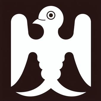 家紋 雀 家紋 雀 家紋,紋,紋章,雀,動物紋,文様,紋様,家系,血すじ,血統のイラスト素材