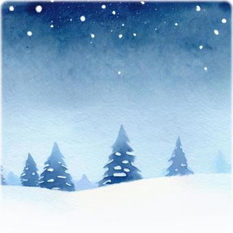 Illustration, blue, ice, winter, 