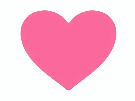 ハート / ピンク / シンプル ハート,ハートマーク,ピンク,シンプル,アイコン,ボタン,ハート型,マーク,ワンポイント,飾りのイラスト素材