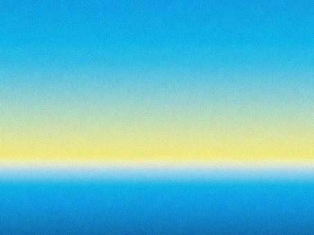 あさぼらけ005+N 朝,朝日,夜明け,あさぼらけ,光,空,海,青,ブルー,シアンのイラスト素材