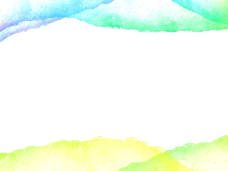 光の層シリーズ-blgr02 背景,水彩,抽象,グラデーション,青,緑,涼しい,爽やか,柔らかい,透明感のイラスト素材