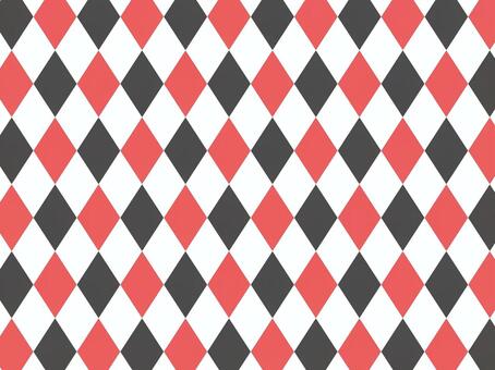 黒と赤のダイヤ柄 ダイヤ柄,黒,赤,格子柄,模様,ダイヤモンドチェック,背景,壁紙,かわいい,かっこいいのイラスト素材