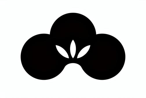 松のシンプル素材。年賀状や和風イメージに  松,和風,アイコン,シンプル,和,定番,日本,文化,黒,モノクロのイラスト素材