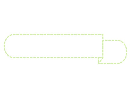 Webデザイン向け角丸の点線バナー フレーム,角丸,点線,破線,線画,緑,横,パステルカラー,web,デザインのイラスト素材