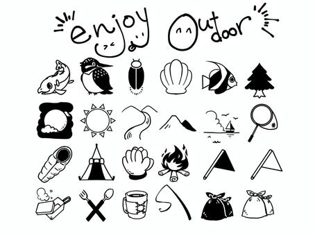 Illustration, outdoor, sea, mountain, 