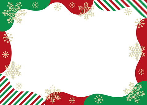 流体シェイプの背景18_B クリスマス,背景,フレーム,12月,冬,雪,シンプル,ポップ,かわいい,幾何学のイラスト素材