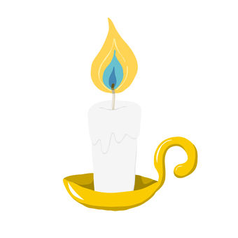 キャンドル キャンドル,クリスマス,ロウソク,手書き,火,かわいい,ポップ,シンプル,フラット,燭台のイラスト素材