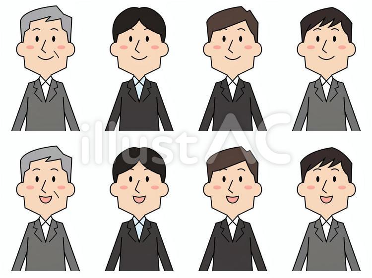 会社員（男性） 会社員,サラリーマン,ビジネスマンのイラスト素材