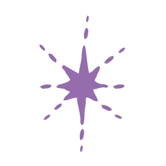 star, star, purple, one point, JPG, PNG and EPS