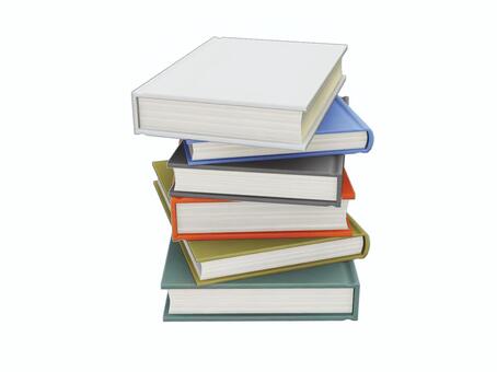 本＿積み上げた本 本,book,読書,参考書,図書,読み物,勉強,教養,知識,ビジネスのイラスト素材