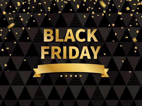ブラックフライデー SALE バナー背景 黒,ブラックフライデー,11月,セール,バナー,背景,金,紙吹雪,キャンペーン,イベントのイラスト素材