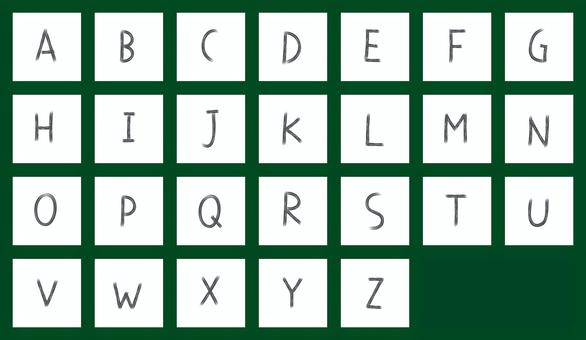 鉛筆風文字　アルファベット大文字 文字,オリジナル,鉛筆風,カスレ,細線,細字,手書き,書体,フォント,アルファベットのイラスト素材