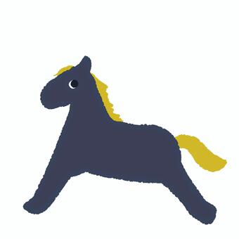 馬　午年　干支　イラスト　動物　競馬 馬,干支,動物,動物園,競馬,競馬場,牧場,午年,かわいい,アナログのイラスト素材