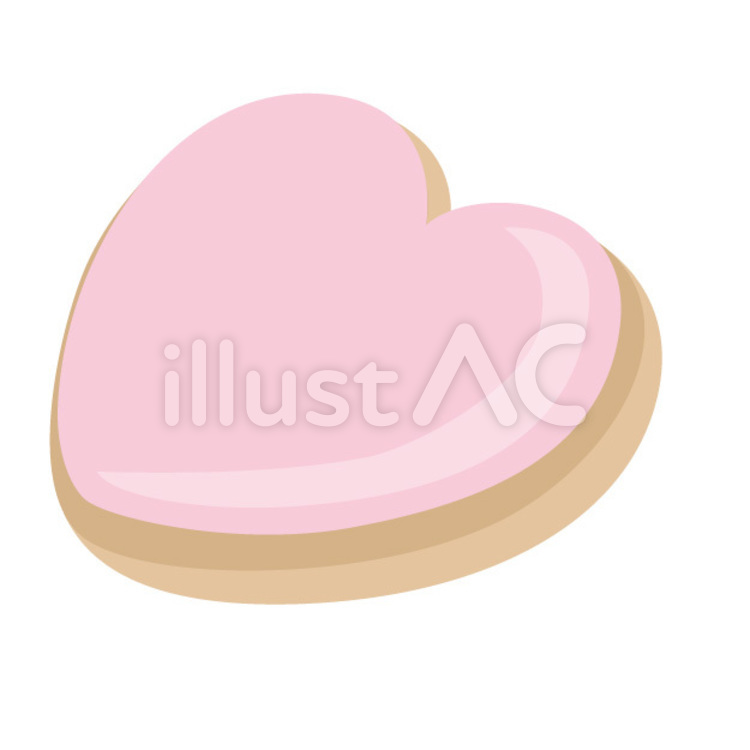 ハートのスイーツ ハート,スイーツ,ピンクのイラスト素材