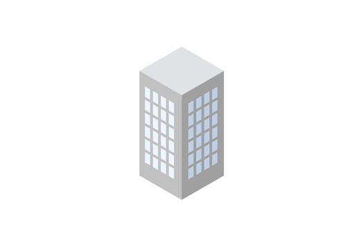 アイソメトリックなビル 立体,ビル,建物,アイソメ,オフィス,ビジネス,アイコン,会社,事務所,シティのイラスト素材