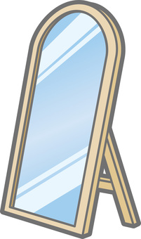 Illustration, पूर्ण लंबाई दर्पण, पूर्ण लंबाई दर्पण दर्पण, आईना, 