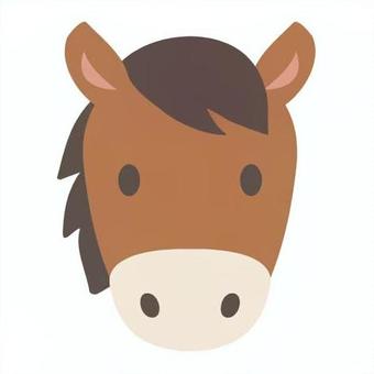 午年の可愛い馬1