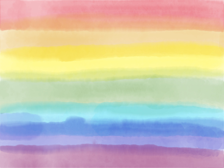 Illustration, rainbow, colorful, watercolor, 