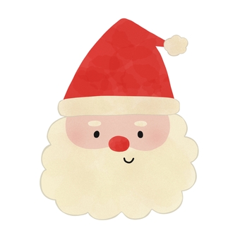サンタクロース クリスマス,サンタクロース,顔,絵本,可愛い,ゆるい,手描き,デコレーション,素材,挿絵のイラスト素材