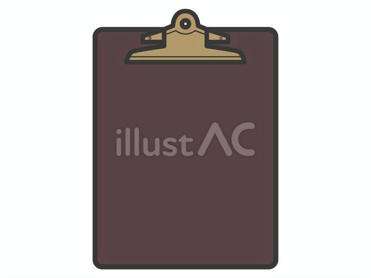 クリップボード02 クリップボード,文具,アイコンのイラスト素材