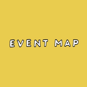 ラフな感じがいい！『EVENTMAP』 手書き,文字,イベントマップ,マルシェ,地図,お祭り,おしゃれ,楽しいのイラスト素材
