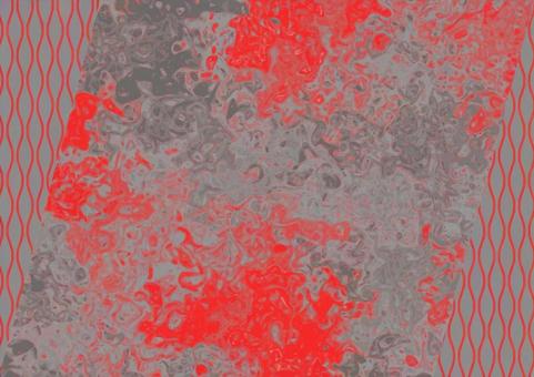 赤とグレーの立涌マーブルテクスチャ テクスチャ,抽象,波,曲線,赤,グレー,背景,液体,溶解,立涌のイラスト素材