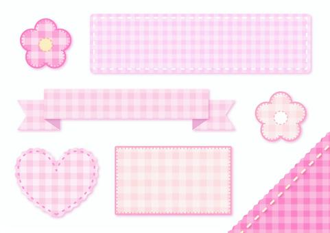 Illustration, проверка gingham, проверить, рамка, 