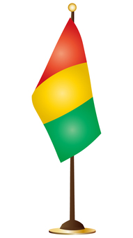 ギニアの卓上旗