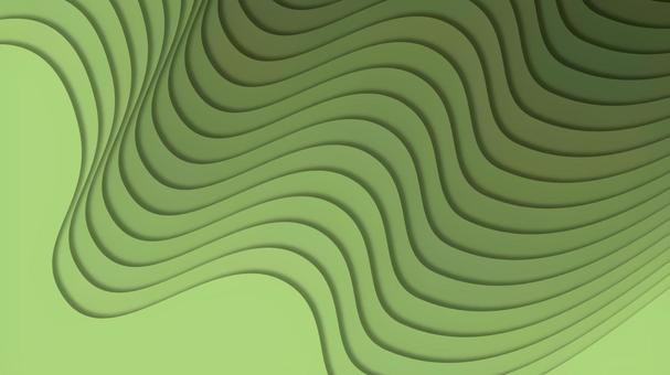 湾曲した段差の連続（緑） 段差,湾曲,パターン,壁紙,背景,シームレス,幾何学模様,配列,整列,規則的のイラスト素材