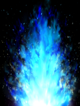 属性バーストエフェクト【水】縦長版 エフェクト,バトル,水属性,魔法,青,ファンタジー,背景素材,イラスト,縦長,水色のイラスト素材