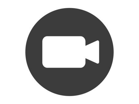 丸入りビデオカメラ ビデオ,カメラ,撮影,アイコン,動画,映画,編集,映像,マーク,収録のイラスト素材