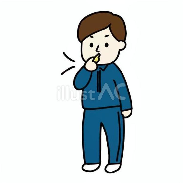 体育の男性教師 人物,教師,男性のイラスト素材
