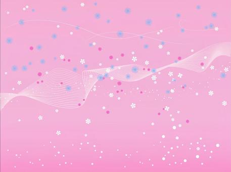 Illustration, background, pink, spring, 