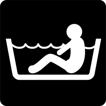 Bathing bathroom bath tub pictogram, bathing, bathroom, bath, JPG, PNG and AI