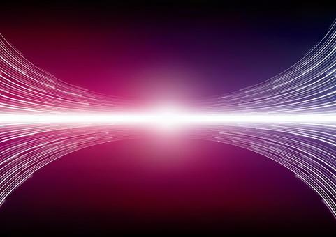 デジタルな光のエネルギーのイメージ素材 デジタル,サイバー,テクノロジー,エネルギー,光,ファイバー,ライン,スタイリッシュ,紫色,背景のイラスト素材