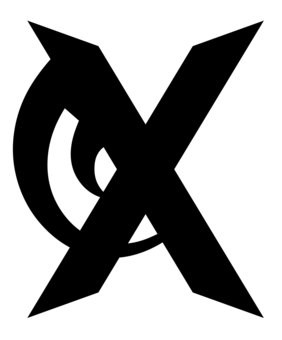 アルファベット「X」 x,アルファベット,デザイン,アイコン,かっこいい,文字のイラスト素材