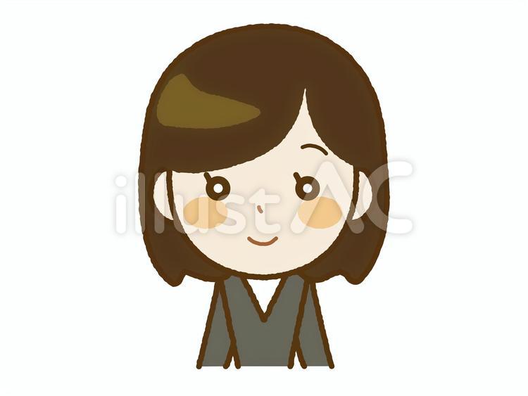 社会人女性A-17 人物,女性,社会人のイラスト素材