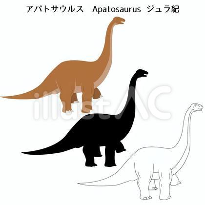 アパトサウルス 少しリアルタッチの恐竜