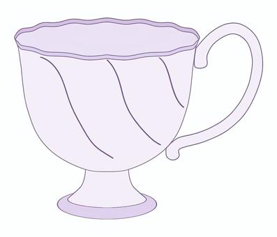 ティーカップ_tea cup 食器,洋風,ティーカップ,耐熱,取っ手のイラスト素材