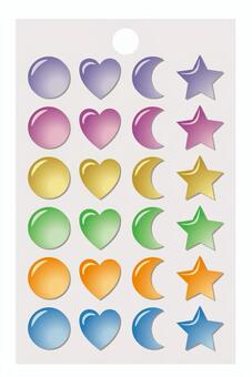 シール シール,ぷっくり,ぷくぷく,ふっくら,凹凸,ステッカー,3d,立体,ラベル,ワッペンのイラスト素材