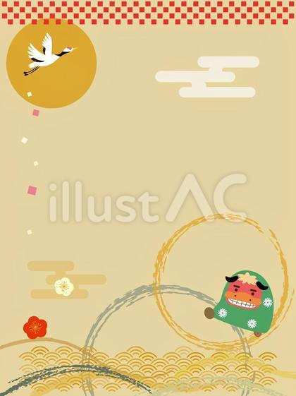 正月 和柄 背景・壁紙素材