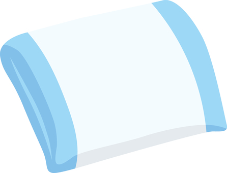 枕 枕,寝具,睡眠,寝る,眠る,就寝,安眠,快眠,仮眠,過眠のイラスト素材