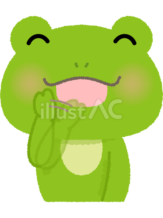 カエル否定 カエル,否定,拒否のイラスト素材