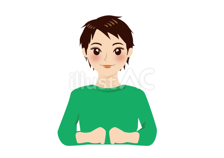 笑顔男の子1 少年,笑顔,人物のイラスト素材