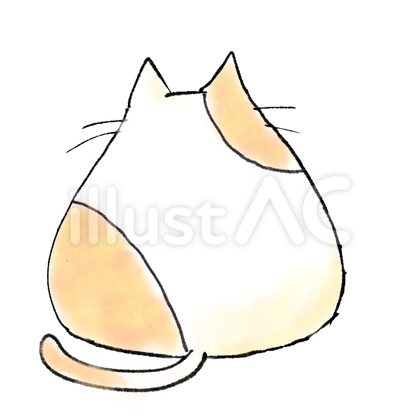 猫の後ろ姿