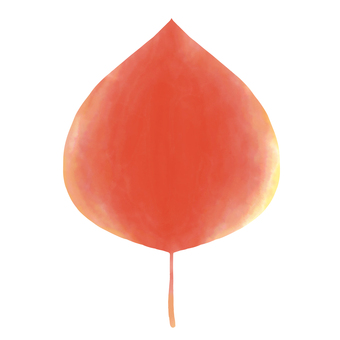 水彩タッチで描いた落ち葉イラスト 落ち葉,葉,葉っぱ,紅葉,秋,冬,10月,11月,12月,水彩のイラスト素材