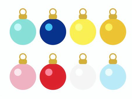 オーナメントセット オーナメントセット カラフル,アイコン,ベクター,クリスマスツリー,xmax,christmas,クリスマス,かわいい,オーナメント,きれいのイラスト素材