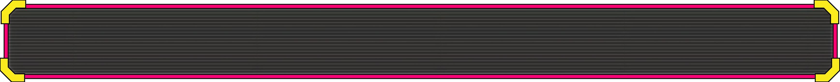 角が可愛いテロップベース（ピンク） テロップベース,テロップ,枠,フレーム,シンプル,横長,タイトル,ポップ,おしゃれ,かわいいのイラスト素材