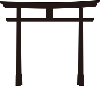 鳥居シルエット 鳥居,祀る,神社,設置,歴史,日本,文化,シルエットのイラスト素材