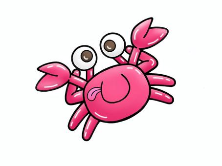 動物キャラクター（親カニ）0108